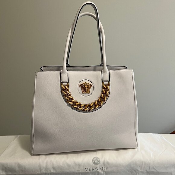 VERSACE La Medusa Large Tote (EUC) - Picture 8 of 13